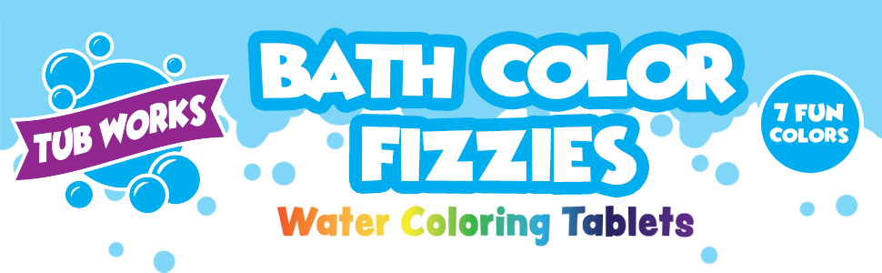 bath color fizzies water color tablets