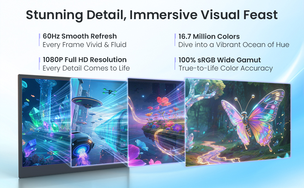 Stunning Detail, Immersive Visual Feast