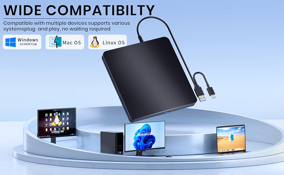External Blu ray Drive Player 