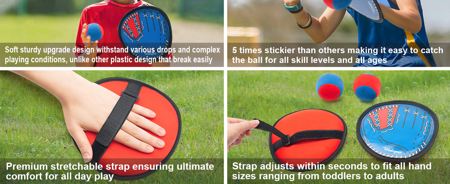 Beginner Kids Baseball Training Glove & Catch Ball Toys