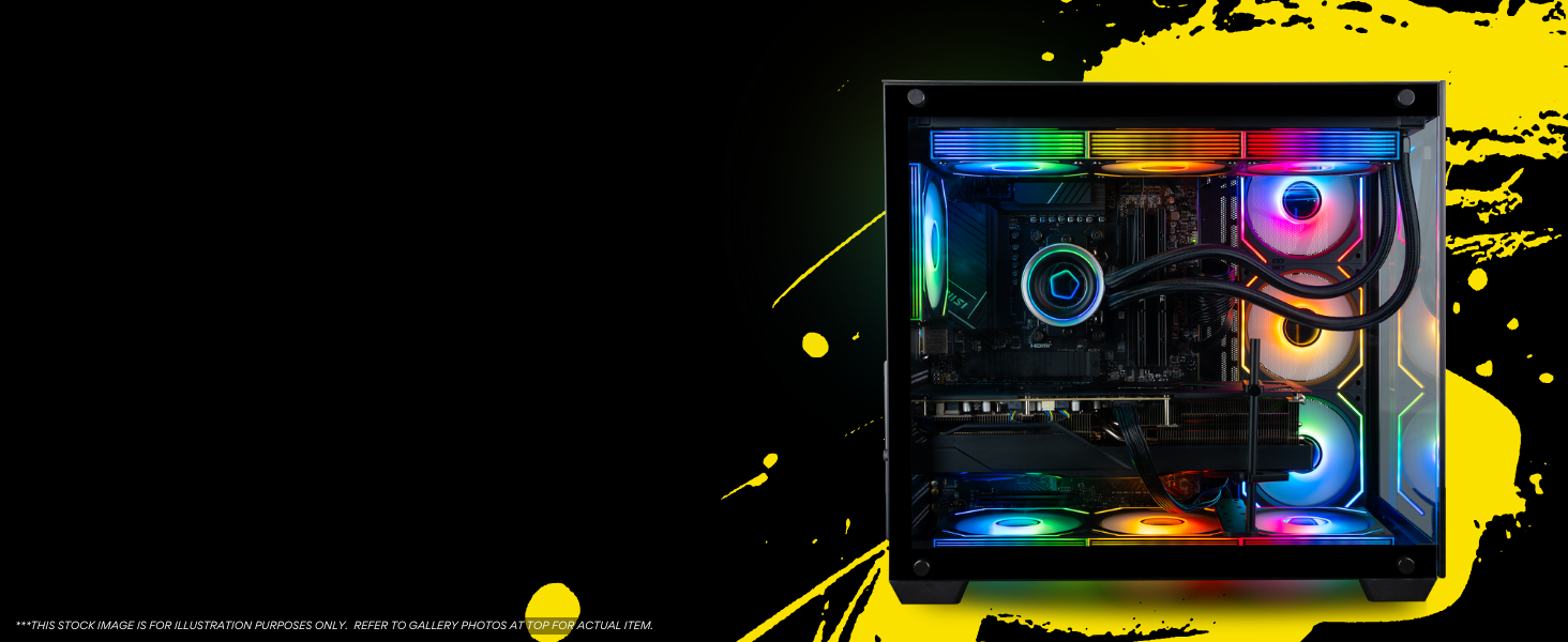 PRISM fans ARGB Rainbow with infinity mirror on the sides of the fan