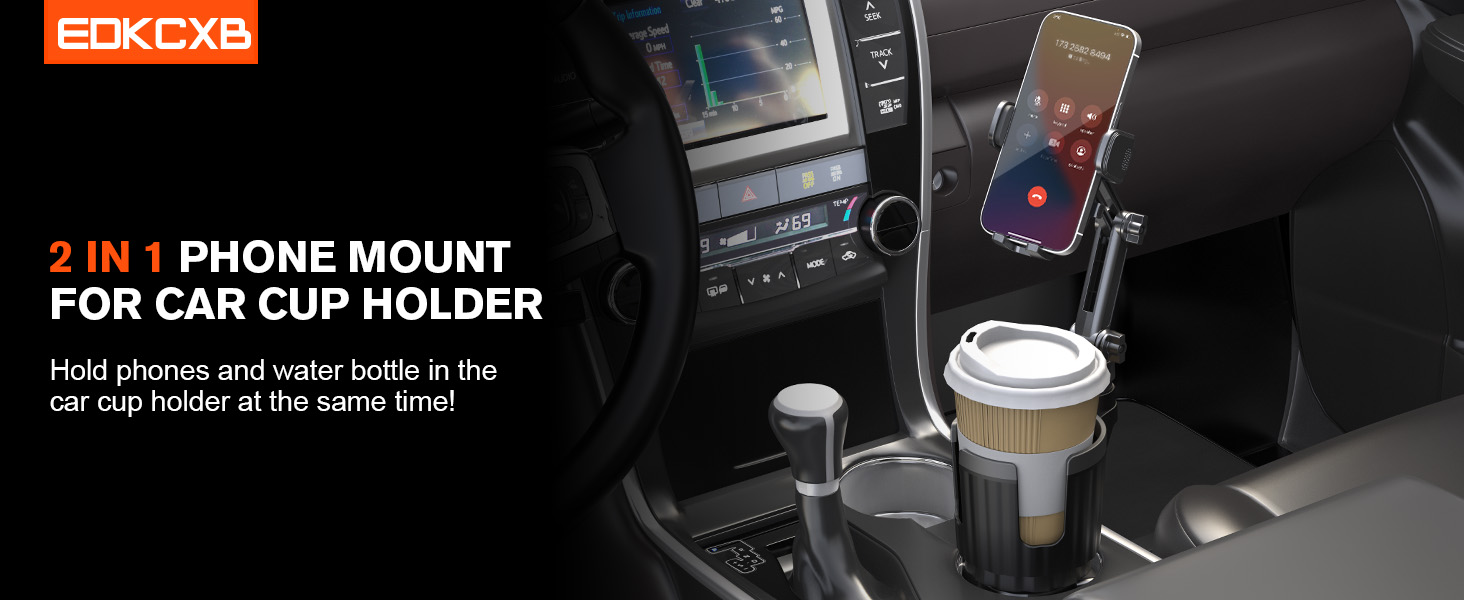 Phone Mount for Car Cup Holder 1