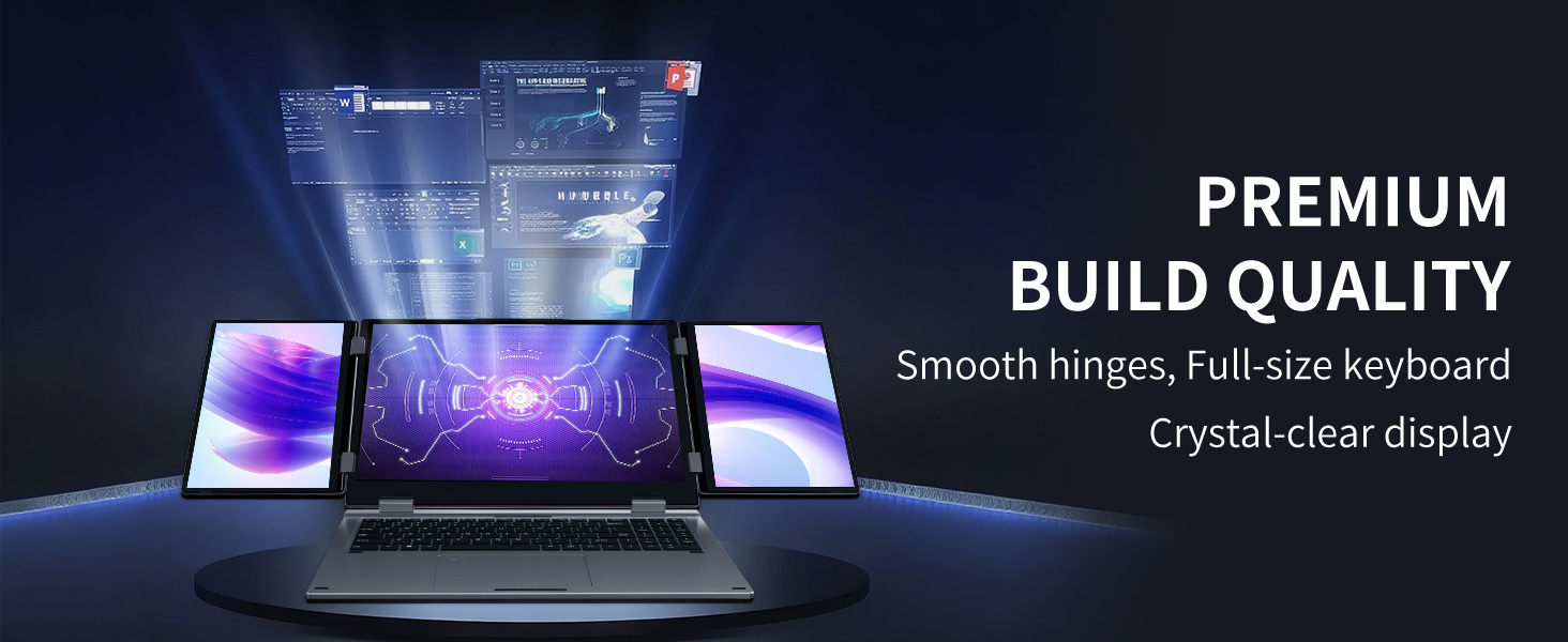 triple screen laptop