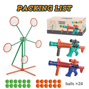 Popper Air Guns &amp; Target for adults and children together.