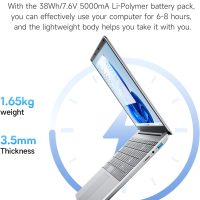 15.6 Inch Laptop with Office 365, 4GB RAM, 128GB Storage Expandable 1TB, 5205U Processor, HD Display, Windows 11 Laptops Computer, Wi-Fi 5, BT4.2, Numpad, Type-C, for Business and Students. - Image 6