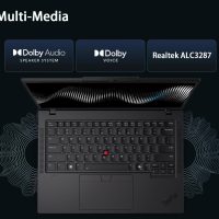 Lenovo ThinkPad T14 Gen 5 Business Laptop (14" FHD+, Intel Ultra 7 155U (>i7-13700H), 32GB DDR5 RAM, 1TB SSD), Fingerprint, Backlit, 5MP Webcam, Ethernet, Wi-Fi 6E, Win 11 Pro, 2025 AI PC, Black - Image 4