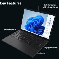 Lenovo ThinkPad T14 Gen 5 Business Laptop (14" FHD+, Intel Ultra 7 155U (>i7-13700H), 32GB DDR5 RAM, 1TB SSD), Fingerprint, Backlit, 5MP Webcam, Ethernet, Wi-Fi 6E, Win 11 Pro, 2025 AI PC, Black - Image 5