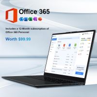 jumper 17.6 Inch Laptop, 16GB RAM, 640GB ROM, Office 365, Windows 11 Laotop with Celeron N5095, IPS FHD Display 100% sRGB, Backlit Keyboard, WiFi-6, Numpad, BT5.2, Type-C, Cooling System - Image 3