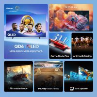 Hisense 43" Class QD6 Series (43QD6QF, 2025 Model) QLED 4K UHD Smart Fire TV, Voice Remote with Alexa, Dolby Vision, Dolby Atmos, Motion Rate 120, HDR 10+, Game Mode Plus, MEMC, VRR, ALLM - Image 3