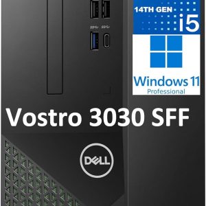 Dell Small Desktop Computer for Home & Business - 3030s SFF Desktop PC, Intel Core i5-14400 (Beat i7-13620H), 32GB DDR5 RAM, 1TB PCIe SSD, WiFi 6, Bluetooth, KB and Mouse, Windows 11 Pro