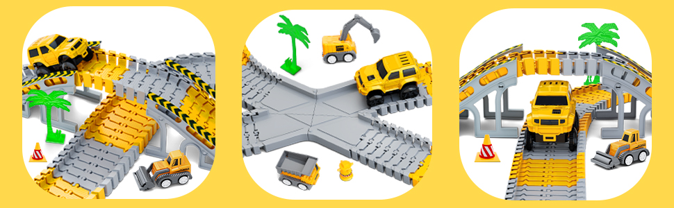 Kids Toys Construction Truck Car Toy for 3 4 5 6 7 8 Year Old Boys Girls