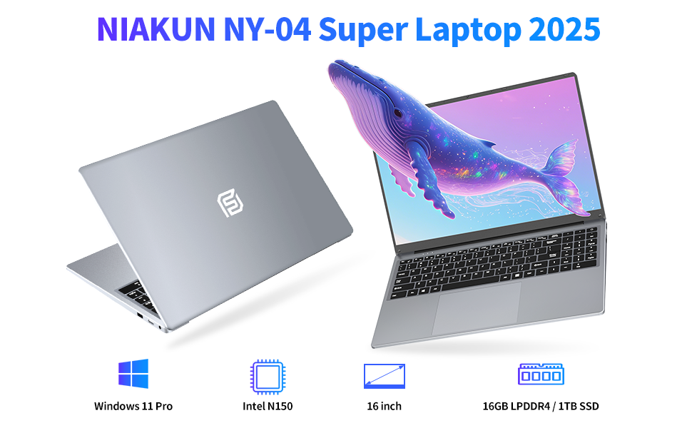 NIAKUN N150 Gaming Laptop windows 11 pro laptop