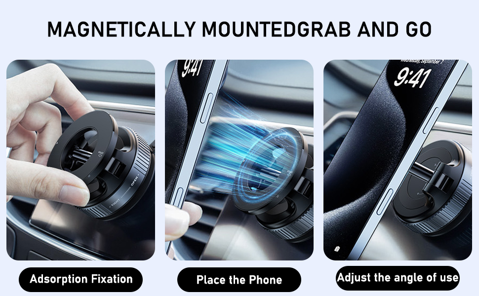 Vacuum Magnetic Phone Holder