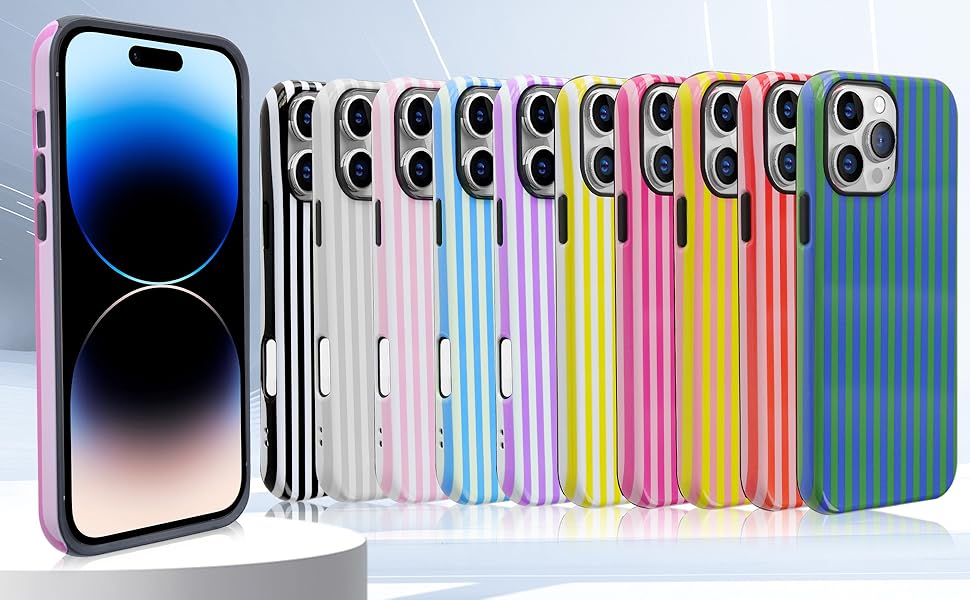 striped phone case