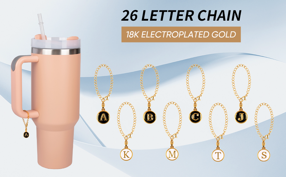 LetterLetter Charms Accessories for Stanley Simple Modern Cup 