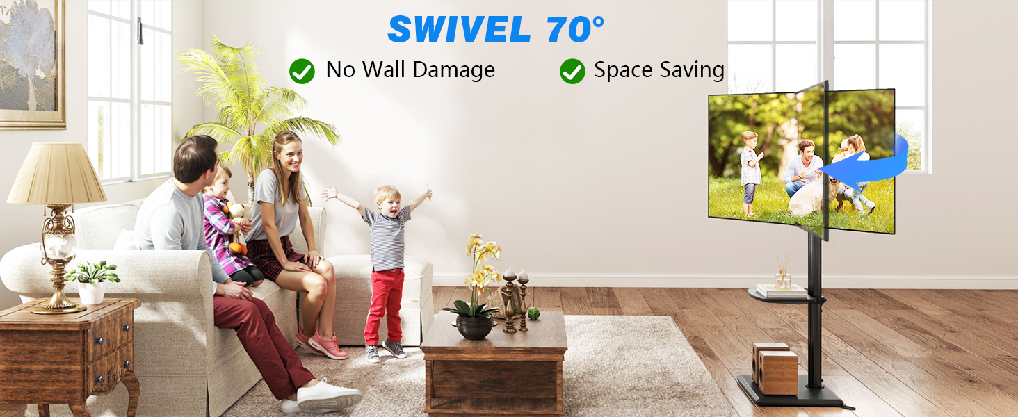 swivel tv stand