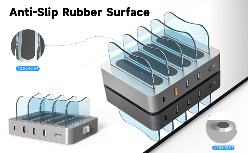 Multiple usb charging station