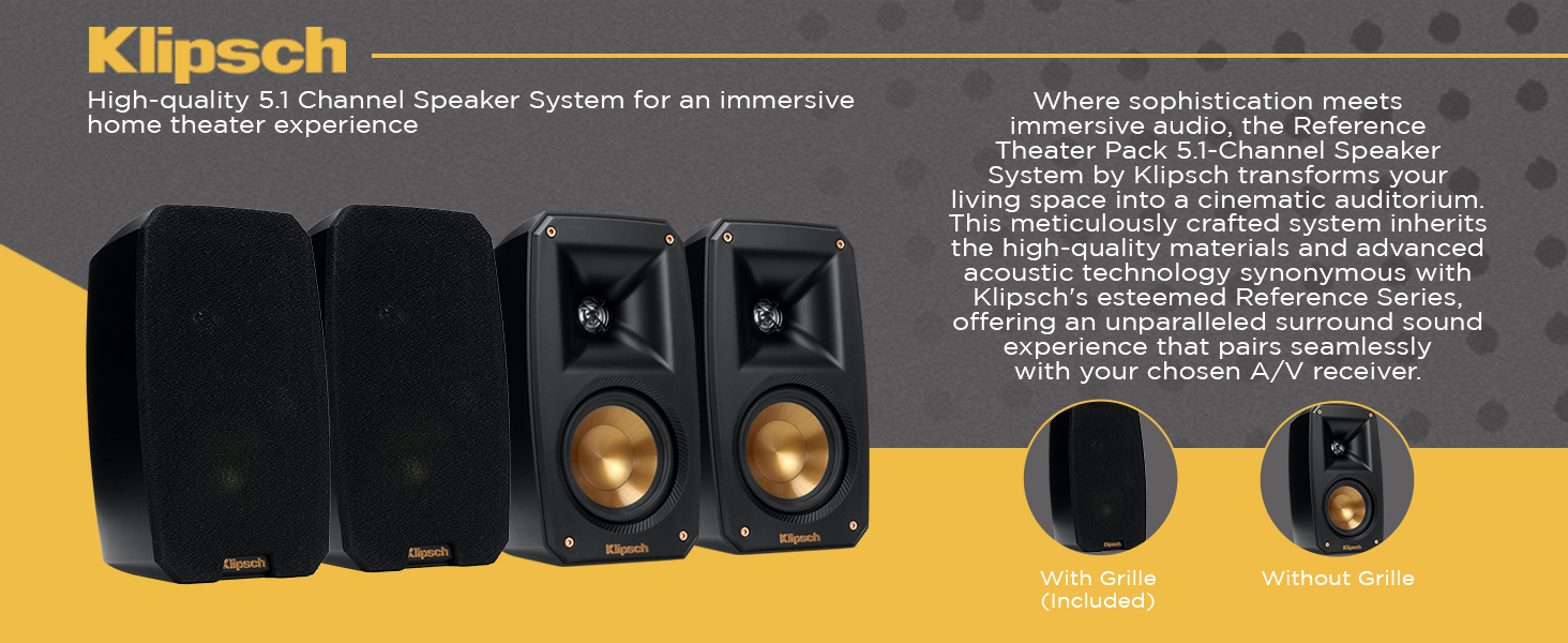 Klipsch Speakers Home Theater Sound System With Receiver