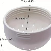 Versatile Silicone Mini Colander - Drain, Strain, and Serve, Green - Image 2