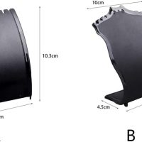 Pendant Model Acrylic Creative Mini Earring Showcase Household Storage Rack Photography Props (Black-B) - Image 2