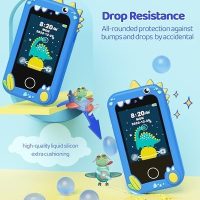 KOKODI Kids Smart Phone, Touchscreen HD Dual Camera Cell Phone for Kids, Christmas Birthday Gifts Dinosaur Toddler Play Phone for Boys 3-10, Travel Toy Preschool Learning Education Toy - Image 5
