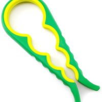 4-in-1 Multi-Functional Bottle Opener: Non-Slip Rubber Grip, Ideal for Home, Restaurant, and Seniors with Weak Hands（Green） - Image 7