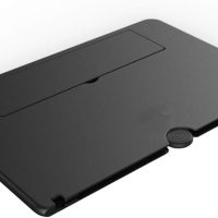12‘’ Screen Magnifier Amplifier 3D HD Smart Mobile Phone Movies Amplifier with Leather Foldable Holder Stand for Any Smartphone, Supports All Smartphones(Black) - Image 2