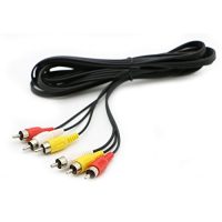 PASOW 3 RCA Cable Audio Video Composite Male to Male DVD Cable (6 Feet) for Television - Image 4