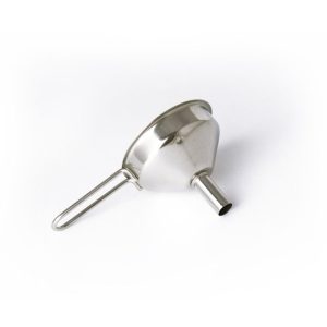 Generic Stainless Steel Funnel with Strainer Silver Mini Funnel Oil(2)