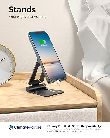 dual folding phone stand