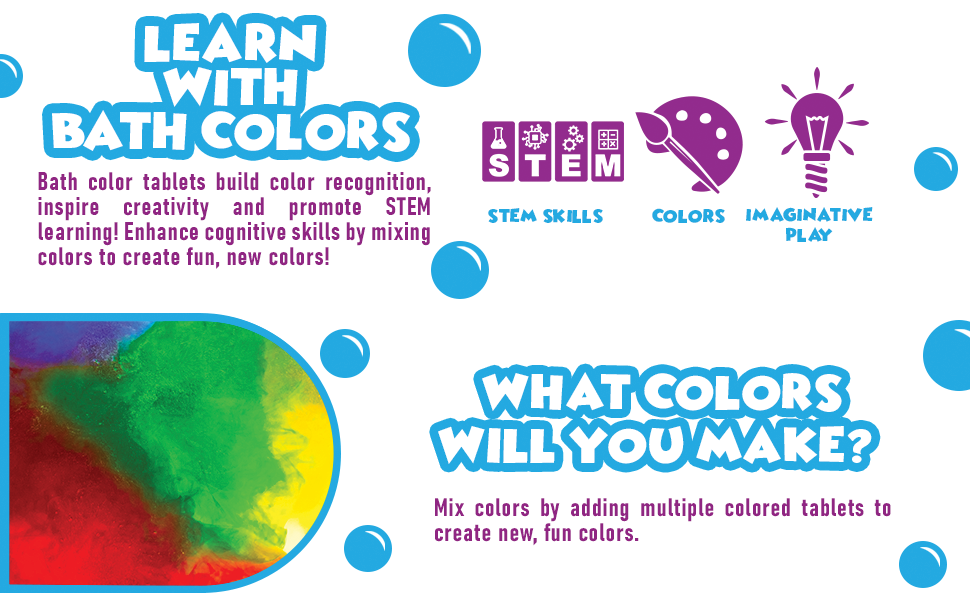 learn with bath colors