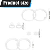 8pcs Water Bottle Gasket Replacement, Silicone Sealing O Ring Gaskets for Thermoflask 40oz Insulated Seal Water Bottle Top Straw Lid - Image 2
