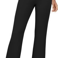 Womens Bootcut Dress Pants Business Casual Work Pants with Pockets High Waist Stretchy Trousers Pull On Office Slacks - Image 2