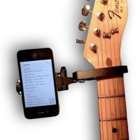 Smartphone Guitar Capo | Android and iPhone Compatible Dock Headstock Neck Clamp | Cell Phone Holder Aid Musicians | Electric or Acoustic Guitars - Image 8