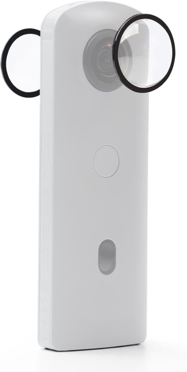 PULUZ Lens Guard PC Protective Lens Cover Case for Ricoh Theta SC2 / S/V Spherical Cameras Accessories Case Sticky Lens Protector