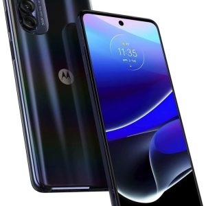 Motorola Moto G Stylus 5G 2022 (128GB, 4GB) 6.8'' FHD+, 50MP Quad Camera, Android 12 (AT&T Locked) XT2215-2 (Steel Blue) (Renewed)