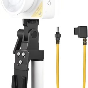 Godox AK-B02 V-Mount Battery Handgrip with D-Tap to 2.5mm DC Cable, Compatible with ML100R ML100BI ML60IIBi LED Video Light