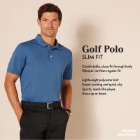 Amazon Essentials Men's Golf Polo Shirt, Short Sleeve, Slim-Fit, Quick-Dry - Image 2