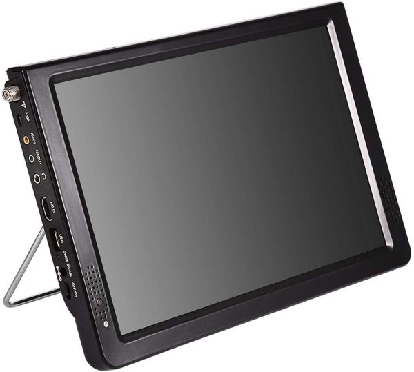 Pomya 12 inch Digital Television ATSC Portable TV 1080P HD HDMI Video Player for Home Car (US)