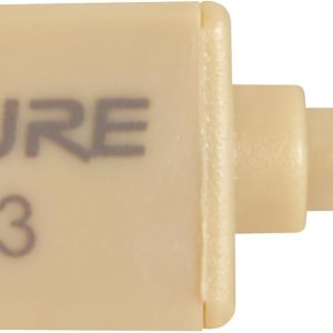 Shure WL93T Lavalier Condenser Microphone - Subminiature Size for Theater, Television, Broadcasting, Video & Film, TA4F/TQG Connector for use Wireless Bodypack Transmitters - Tan