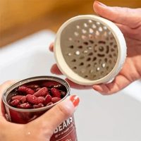 Versatile Silicone Mini Colander - Drain, Strain, and Serve, Green - Image 5