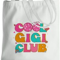 Grandma Gifts Funny Gigi Canvas Tote Bag Beach Bag Reusable Shopping Grocery Bags for Women Female Nana Grandmother Birthday Mothers Day Christmas Friendship - Image 2