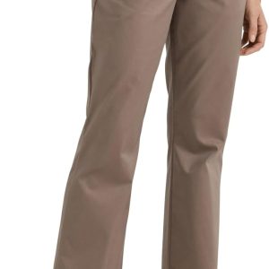 Lee Women's Wrinkle Free Mid Rise Bootcut Pant