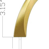 3.15 Inch Gold 7 Birthday Candles for Seventh Birthday Cake Toppers Wedding Anniversary Bday Decorations (Gold, No. 7) - Image 2