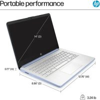 HP 14 Ultra-Light Laptop for Student & Home (14" LED Display, 1-Year Office 365, Intel 4-Core N150 (>N4120), 4GB RAM, 256GB Storage), 11-Hr Long Battery Life, Fast Charge, Webcam, Win 11 S, 2025 - Image 8