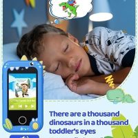 KOKODI Kids Smart Phone, Touchscreen HD Dual Camera Cell Phone for Kids, Christmas Birthday Gifts Dinosaur Toddler Play Phone for Boys 3-10, Travel Toy Preschool Learning Education Toy - Image 2