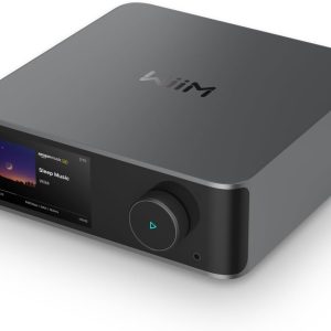 WiiM Ultra Music Streamer & Digital Preamp | 3.5" Touchscreen, Compatible with Google Cast & Alexa, Stream Spotify, Amazon Music, Tidal & More | HDMI ARC, Phono Input & Headphone Output | Space Gray
