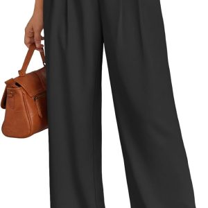 LILLUSORY Wide Leg Dress Pants Women's High Waisted Dressy Trousers