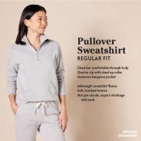 Amazon Essentials Women's Long-Sleeve Fleece Quarter-Zip Top (Available in Plus Size) - Image 2