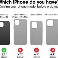 OtterBox iPhone 14 & iPhone 13 Commuter Series Case - TREES COMPANY (Green), slim & tough, pocket-friendly, with port protection - Image 2
